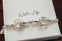 Load image into Gallery viewer, Lonestar Bit Bracelet in Sterling Silver