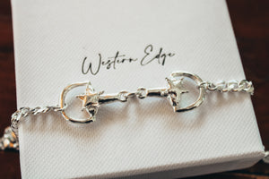Lonestar Bit Bracelet in Sterling Silver