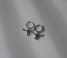 Load image into Gallery viewer, Longhorn Earrings - Sterling Silver