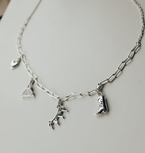 Shepherd Country Charm Necklace - Sterling Silver