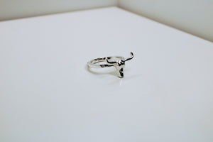 Longhorn Ring - Sterling Silver