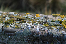 Load image into Gallery viewer, Longhorn Earrings - Sterling Silver