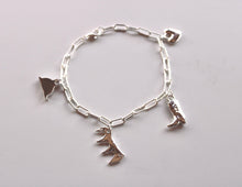 Load image into Gallery viewer, Shepherd Country Charm Bracelet - Sterling Silver (on back order)