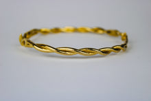Load image into Gallery viewer, Barbed Wire Bangle - 18k Gold Plated Sterling Silver