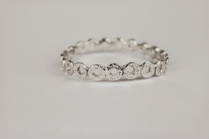 Fired Bullet Bangle in Sterling Silver - Limited Edition