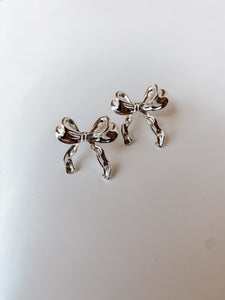 Sterling Silver Bow Studs
