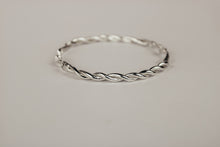 Load image into Gallery viewer, Barbed Wire Bangle - Sterling Silver - shipping in two weeks