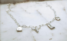 Load image into Gallery viewer, Cattle Country Charm Necklace - Sterling Silver - Longhorn