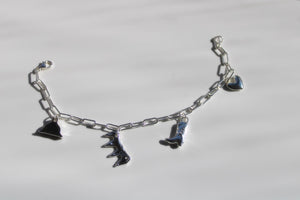 Shepherd Country Charm Bracelet - Sterling Silver