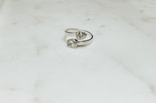 Load image into Gallery viewer, Sterling Silver Ring with Cubic Zirconia