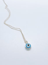 Load image into Gallery viewer, Sterling Silver Evil Eye Necklace