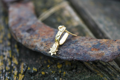 Gold Spur Necklace - 18k gold plated sterling silver (two week shipping delay)
