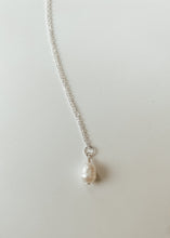 Load image into Gallery viewer, Sterling Silver Pearl Necklace