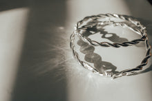 Load image into Gallery viewer, Barbed Wire Bangle - Sterling Silver - shipping in two weeks