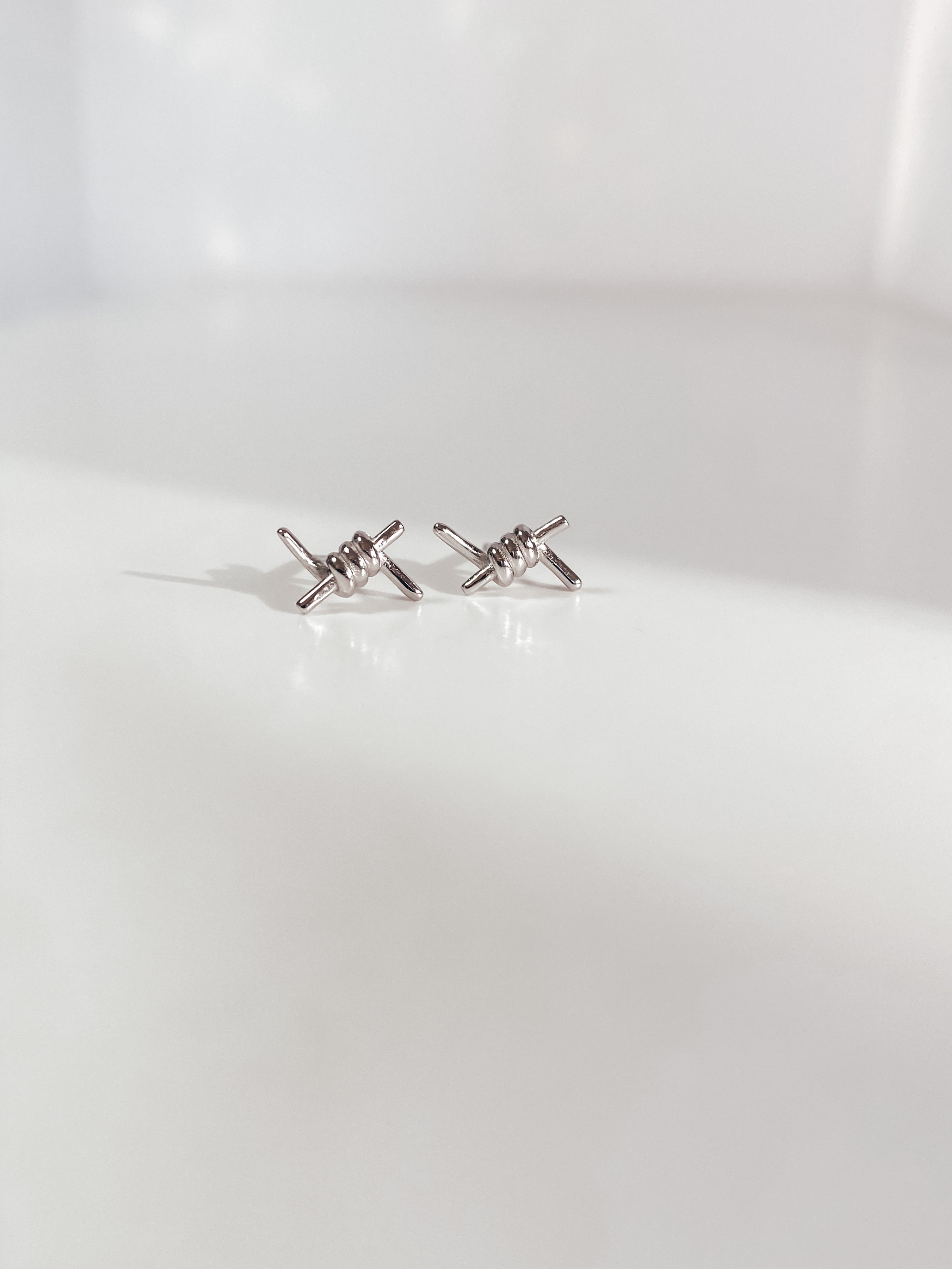 Wire on sale stud earrings